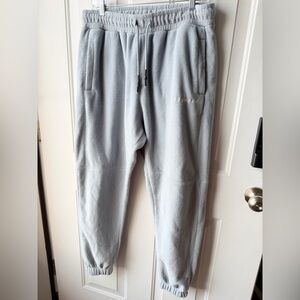 YoungLA Fleece Jogger Sweatpants Light Blue Mens Athletic Lounge Pants